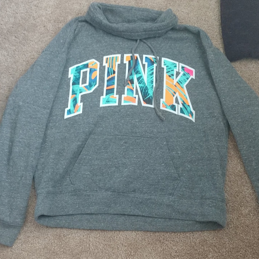 VS PINK Cowl Neck Pullover